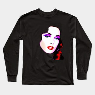 cute woman Long Sleeve T-Shirt